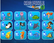 Kids puzzle sea ltztets mobil